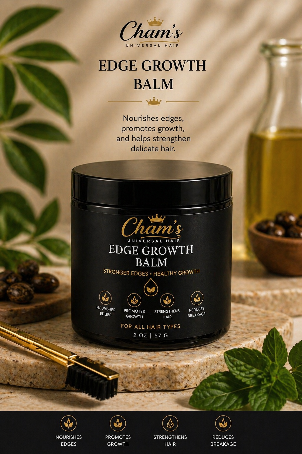 Cham's Edge Growth Balm